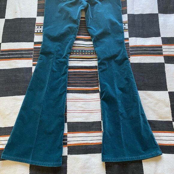 Rock And Roll Denim Velvet Bell Bottom Pants. Sapphire. Size 27/33. Festival. - Picture 12 of 12